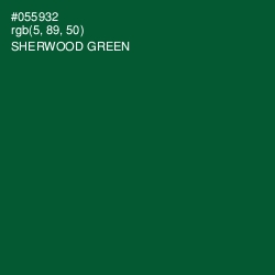 #055932 - Sherwood Green Color Image