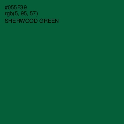 #055F39 - Sherwood Green Color Image