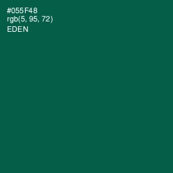 #055F48 - Eden Color Image