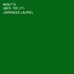 #056715 - Japanese Laurel Color Image