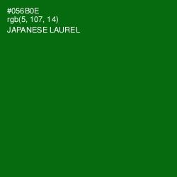 #056B0E - Japanese Laurel Color Image