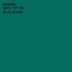 #056B60 - Blue Stone Color Image