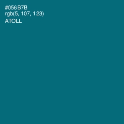 #056B7B - Atoll Color Image