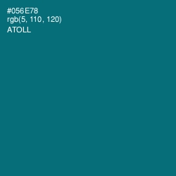 #056E78 - Atoll Color Image