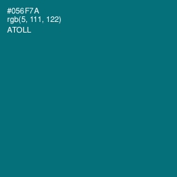 #056F7A - Atoll Color Image