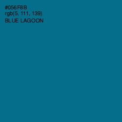 #056F8B - Blue Lagoon Color Image