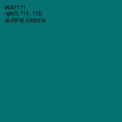 #057171 - Surfie Green Color Image