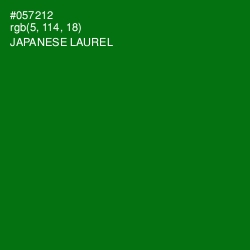#057212 - Japanese Laurel Color Image