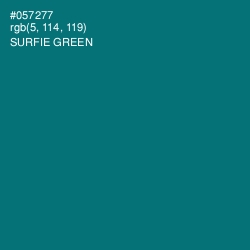#057277 - Surfie Green Color Image
