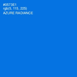 #0573E1 - Azure Radiance Color Image