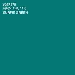 #057875 - Surfie Green Color Image