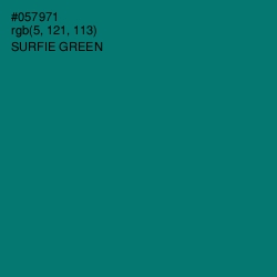 #057971 - Surfie Green Color Image