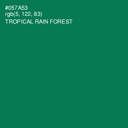 #057A53 - Tropical Rain Forest Color Image