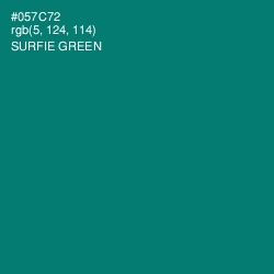 #057C72 - Surfie Green Color Image
