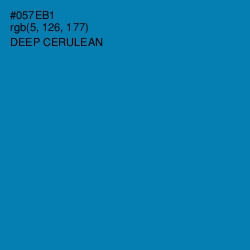 #057EB1 - Deep Cerulean Color Image