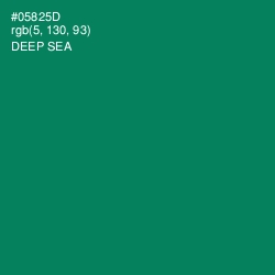 #05825D - Deep Sea Color Image