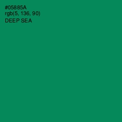 #05885A - Deep Sea Color Image