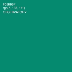 #05896F - Observatory Color Image