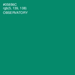 #058B6C - Observatory Color Image