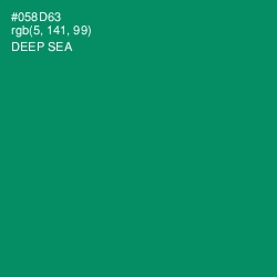 #058D63 - Deep Sea Color Image