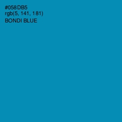 #058DB5 - Bondi Blue Color Image
