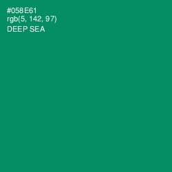 #058E61 - Deep Sea Color Image