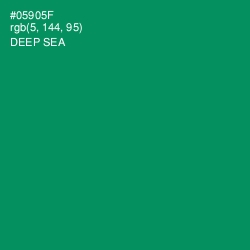 #05905F - Deep Sea Color Image