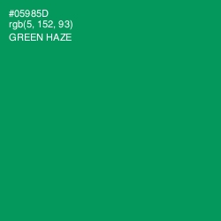 #05985D - Green Haze Color Image