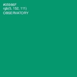 #05986F - Observatory Color Image