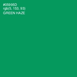 #05995D - Green Haze Color Image