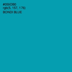 #059DB0 - Bondi Blue Color Image