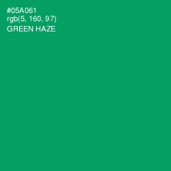 #05A061 - Green Haze Color Image