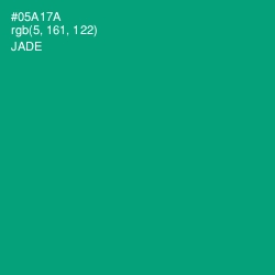 #05A17A - Jade Color Image