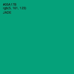 #05A17B - Jade Color Image