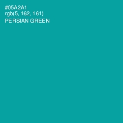 #05A2A1 - Persian Green Color Image