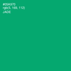 #05A970 - Jade Color Image