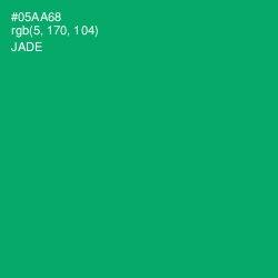 #05AA68 - Jade Color Image