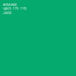 #05AA6E - Jade Color Image