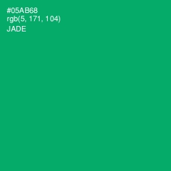 #05AB68 - Jade Color Image