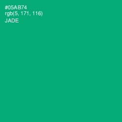 #05AB74 - Jade Color Image