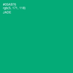 #05AB76 - Jade Color Image