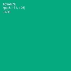 #05AB7E - Jade Color Image