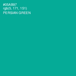 #05AB97 - Persian Green Color Image