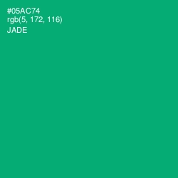 #05AC74 - Jade Color Image