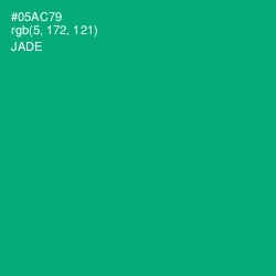 #05AC79 - Jade Color Image