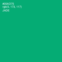 #05AD75 - Jade Color Image