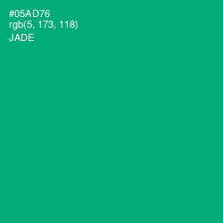 #05AD76 - Jade Color Image