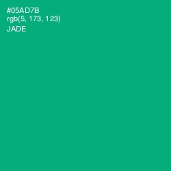 #05AD7B - Jade Color Image