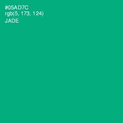 #05AD7C - Jade Color Image