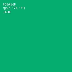 #05AE6F - Jade Color Image